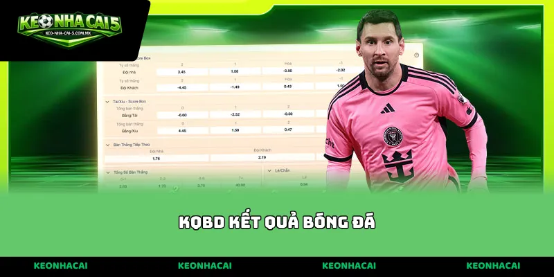kqbd kết quả bóng đá